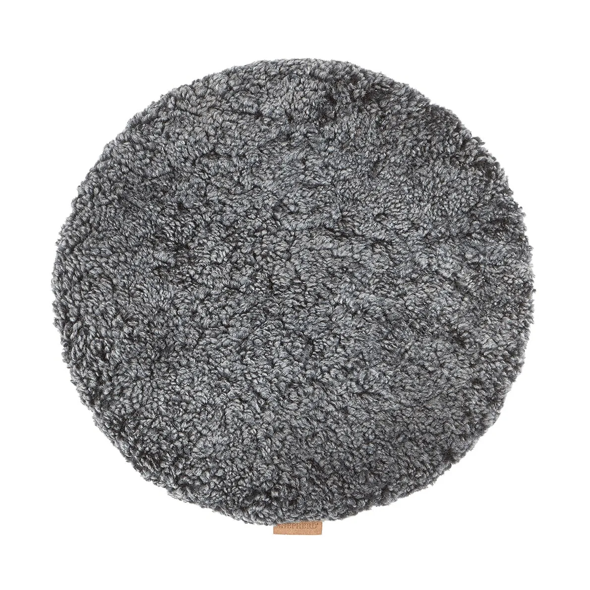Jill cuscino per sedia imbottito, Grafite nero (grigio), Ø36 cm Shepherd of Sweden
