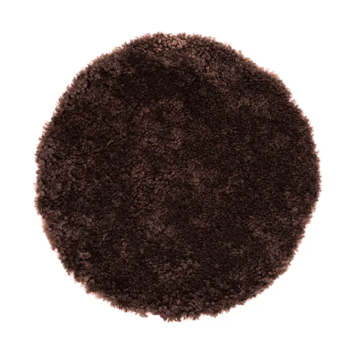 Jill cuscino per sedia imbottito - Marrone scuro (marrone), Ø36 cm - Shepherd of Sweden