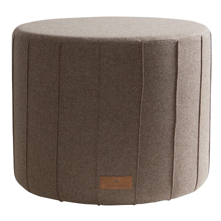 Pouf Shepherd Anja 40x50 cm - cappuccino (marrone) - Shepherd of Sweden