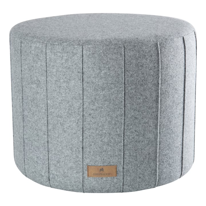 Pouf Shepherd Anja 40x50 cm - granite (grigio) - Shepherd of Sweden