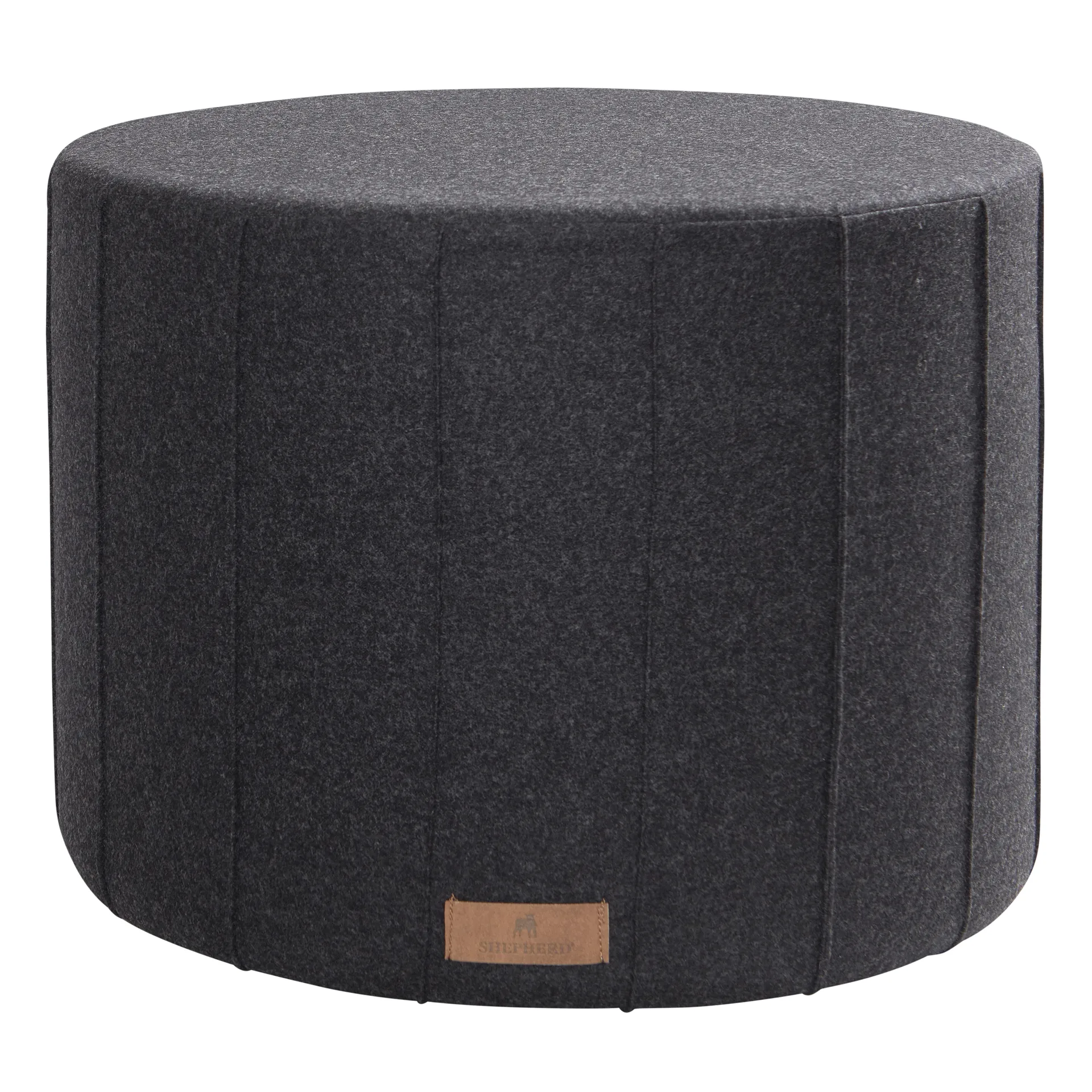 Pouf Shepherd Anja 40x50 cm, nero Shepherd of Sweden