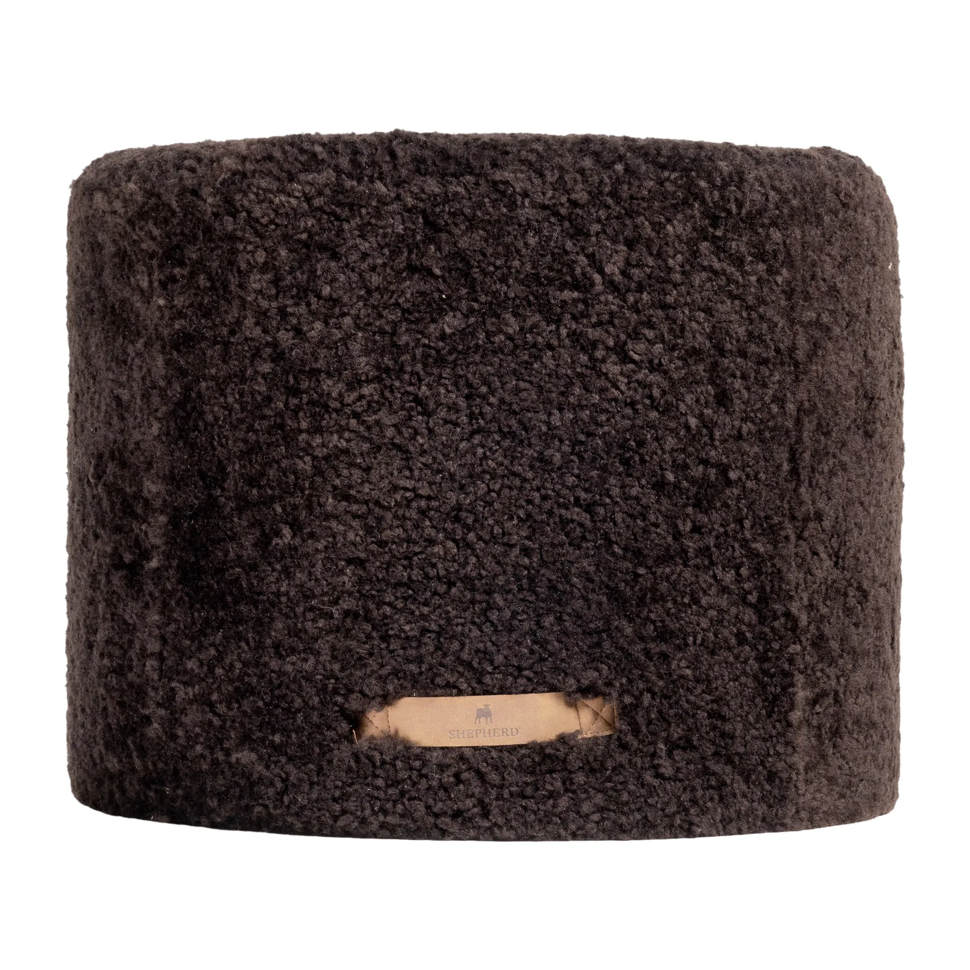 Pouf Shepherd Frida 50x40 cm, marrone scuro Shepherd of Sweden