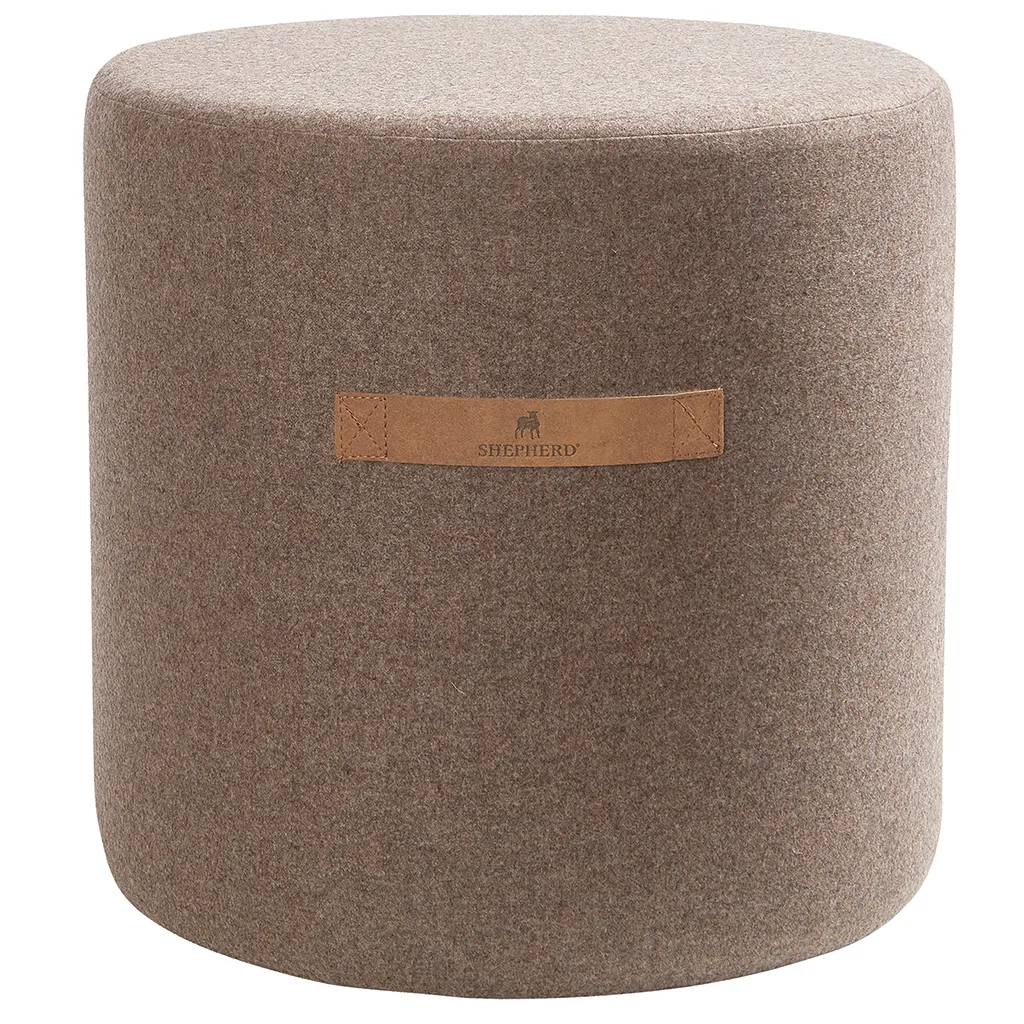 Pouf Shepherd Sara 40 cm, Cappuccino Shepherd of Sweden