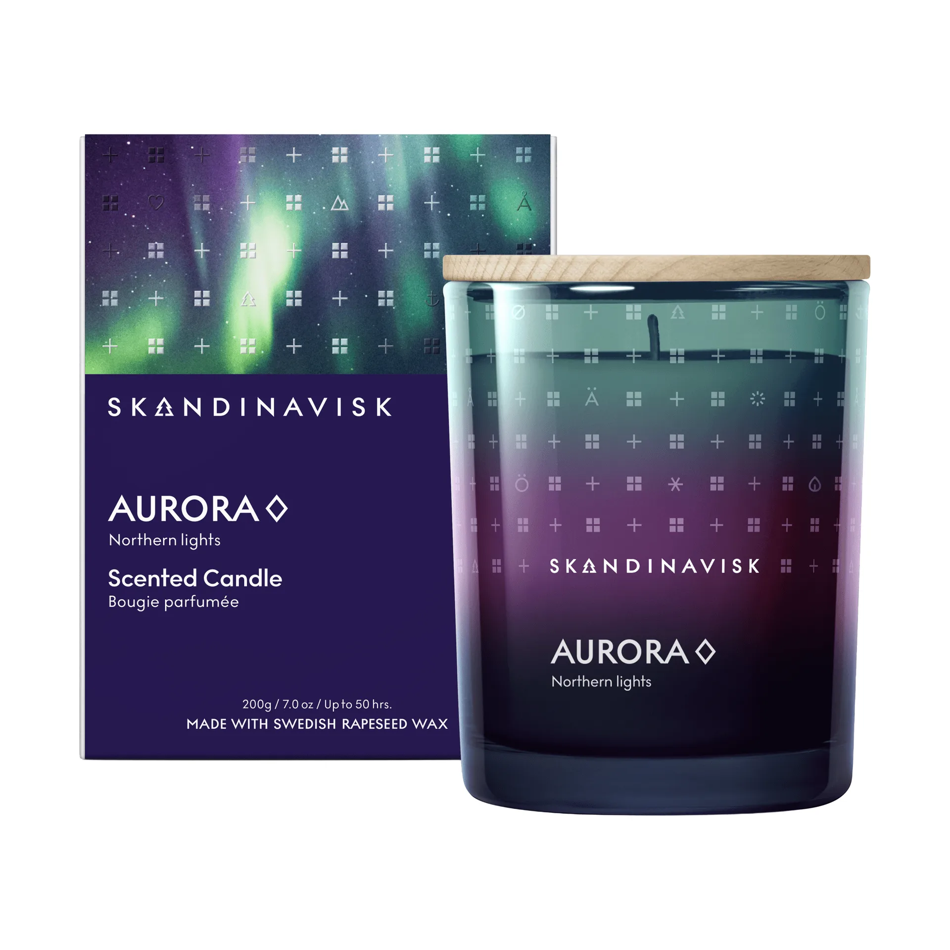Aurora candela profumata, 200 g Skandinavisk