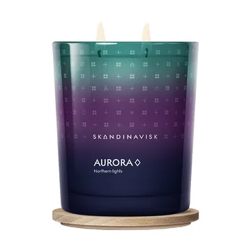 Aurora candela profumata - 350 g, 2 stoppini - Skandinavisk