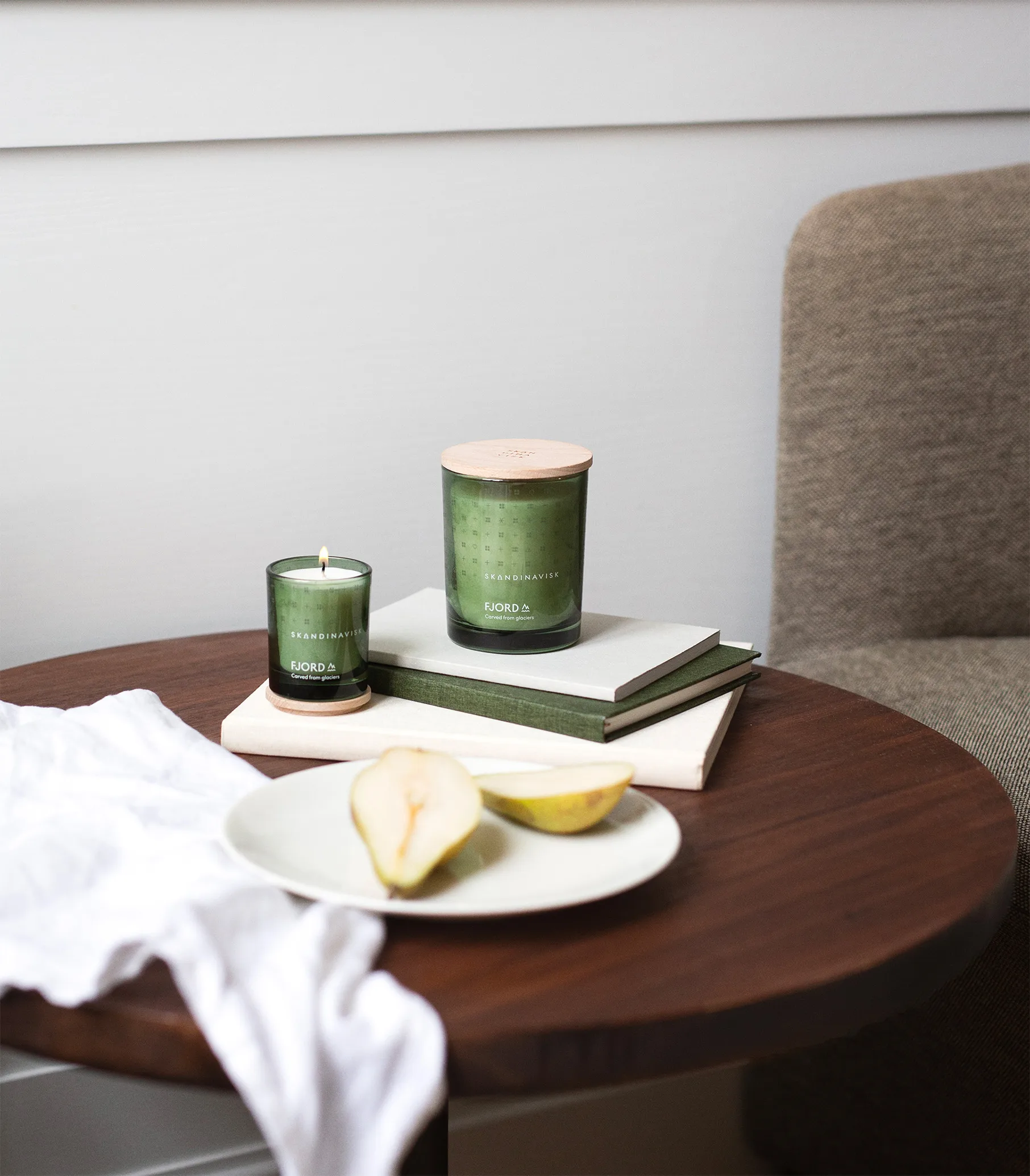 Candela profumata con coperchio Fjord , 65 g Skandinavisk