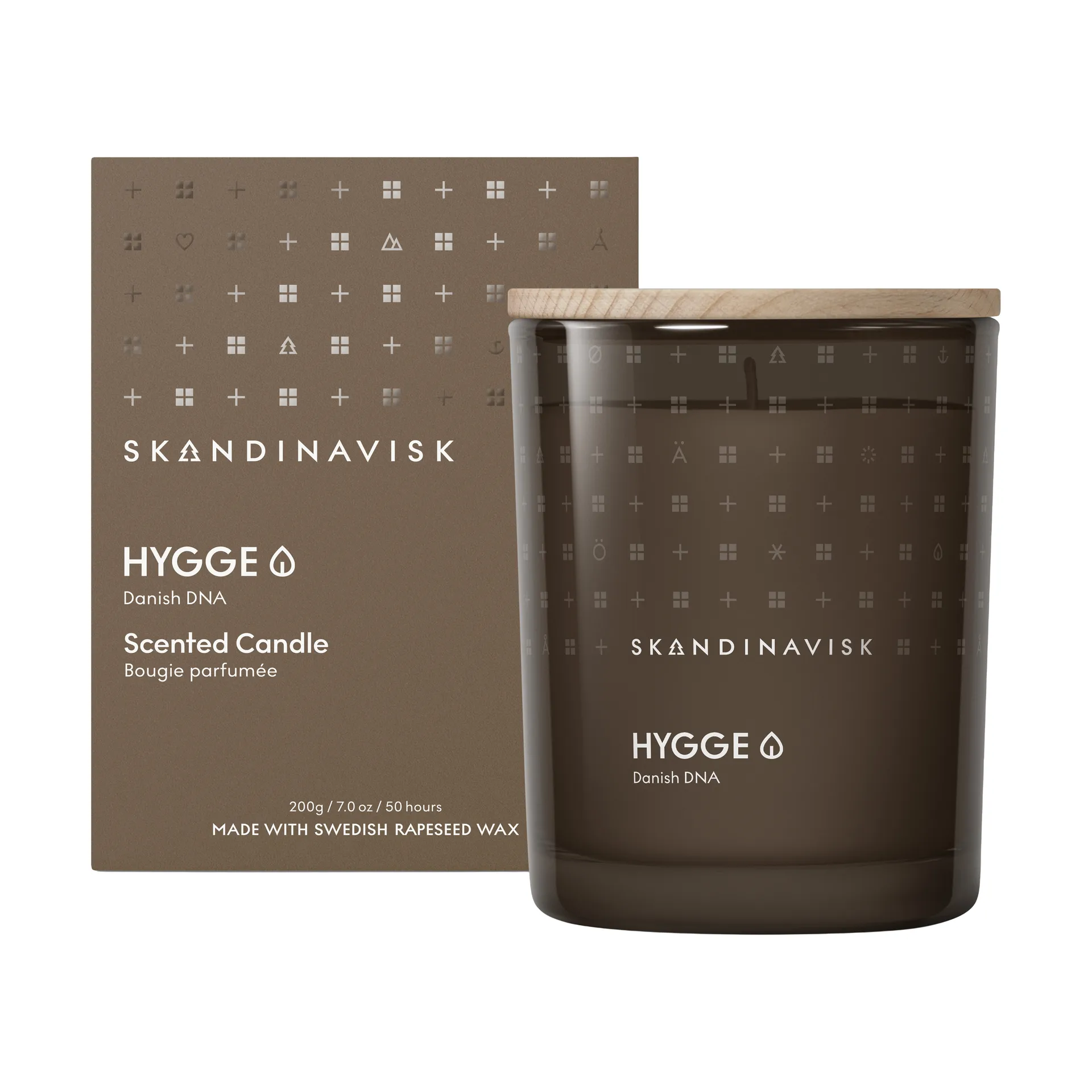 Candela profumata Hygge con coperchio, 200 g Skandinavisk