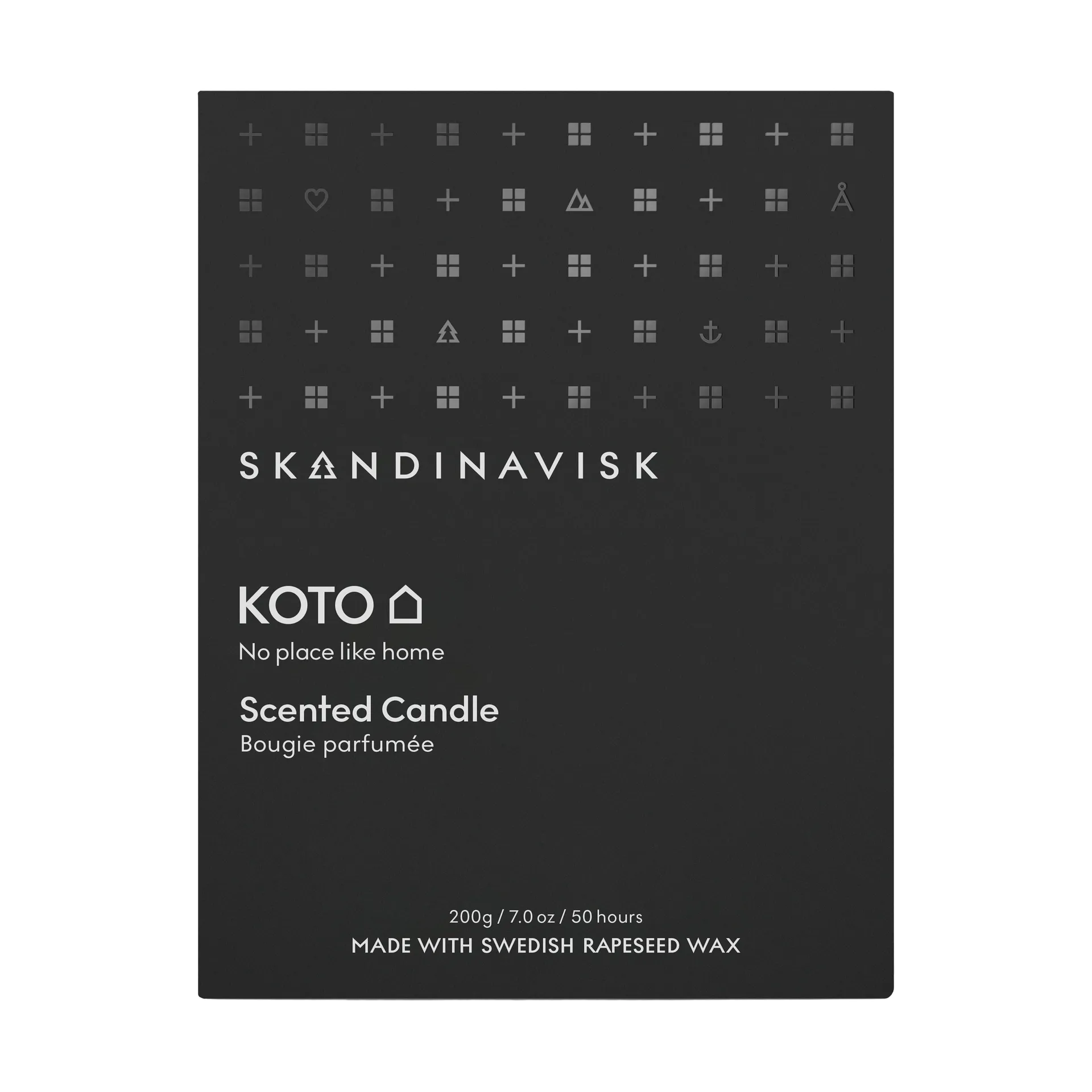 Candela profumata Koto con coperchio, 200 g Skandinavisk