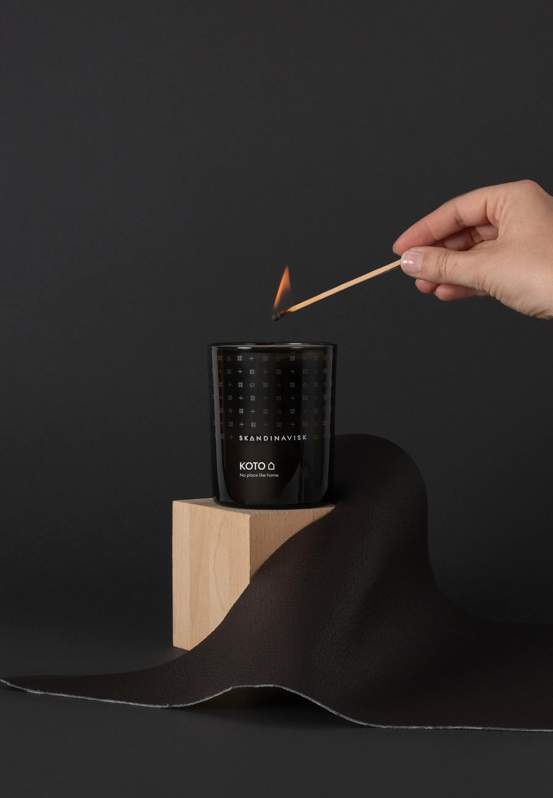 Candela profumata Koto con coperchio, 200 g Skandinavisk