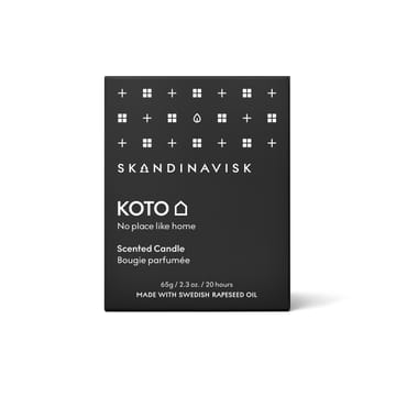 Candela profumata Koto con coperchio - 65 g - Skandinavisk