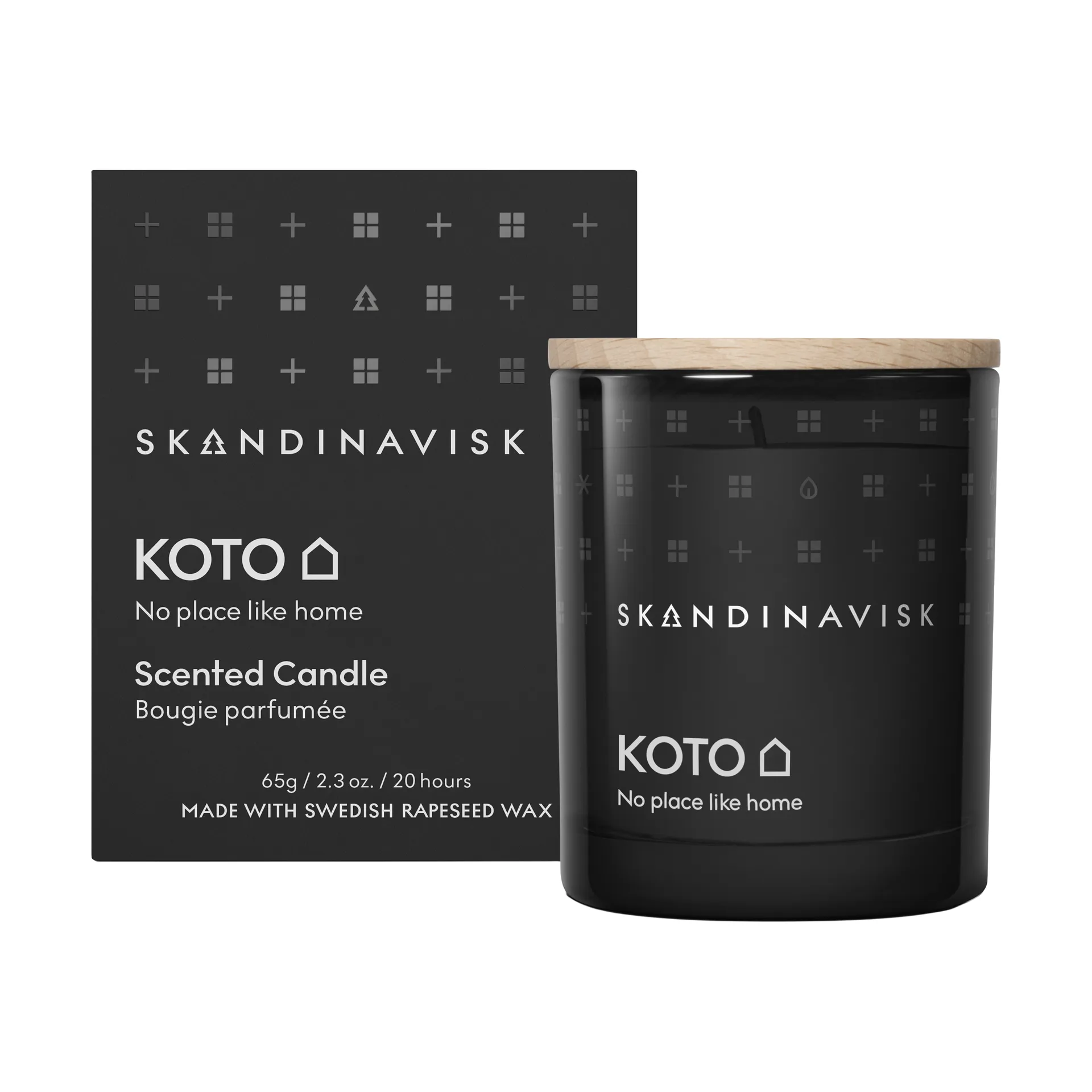 Candela profumata Koto con coperchio, 65 g Skandinavisk