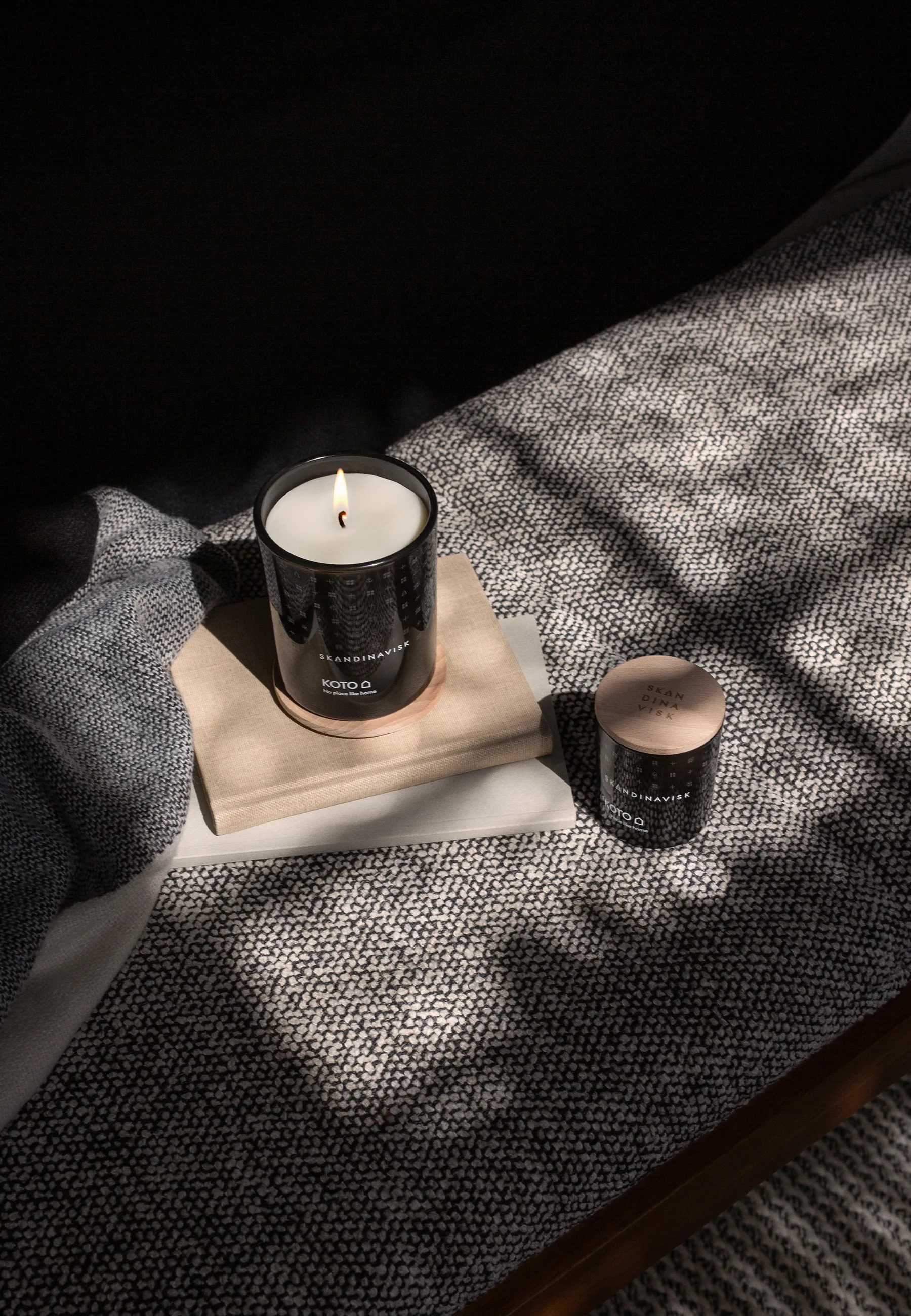 Candela profumata Koto con coperchio, 65 g Skandinavisk