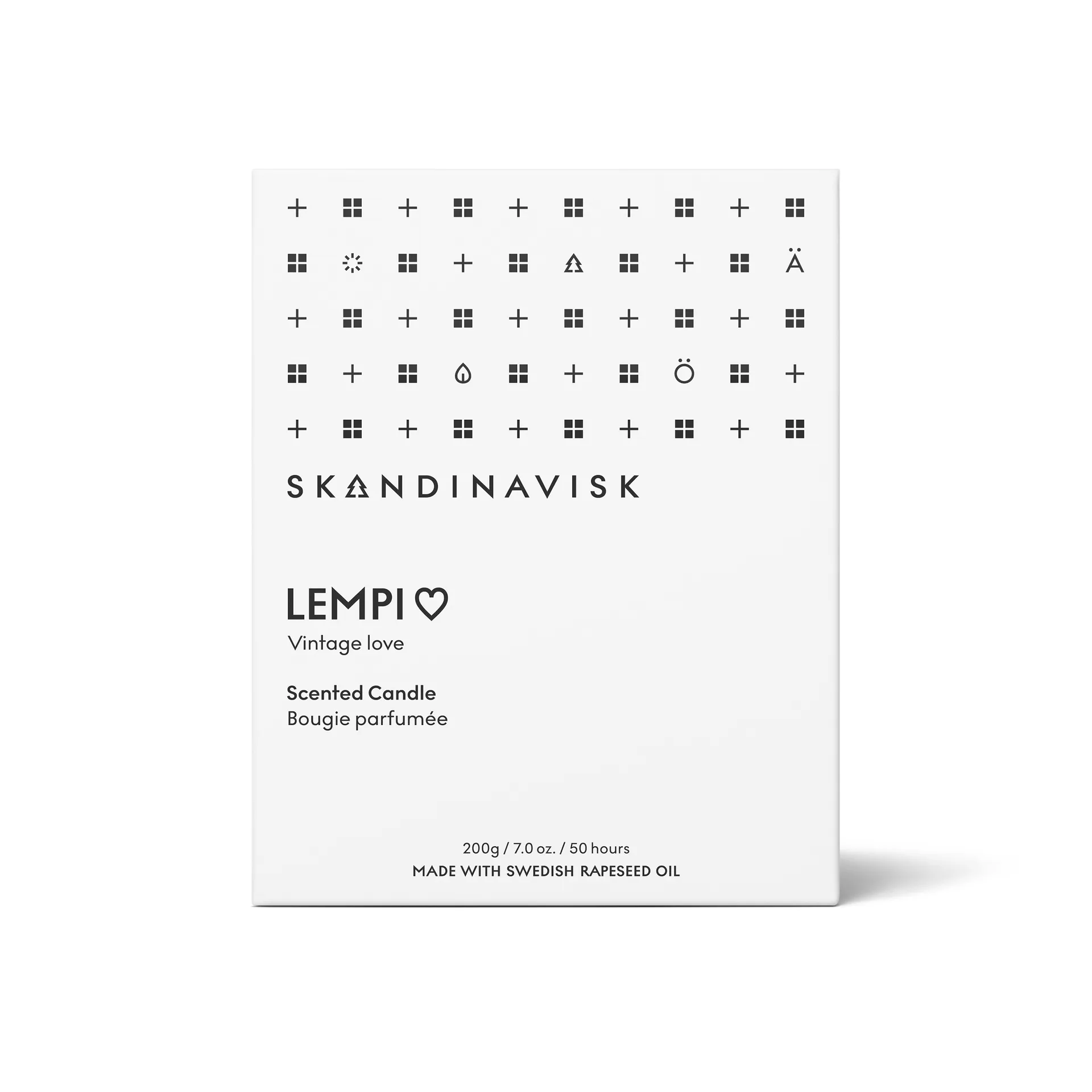 Candela profumata Lempi con coperchio, 200 g Skandinavisk