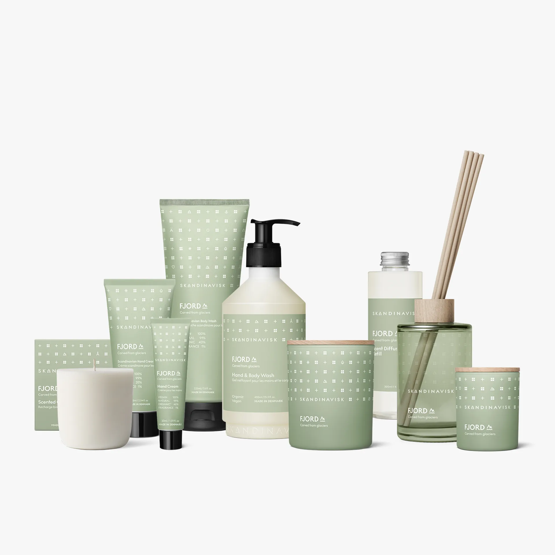 Candela profumata Refill Fjord, 200 g Skandinavisk