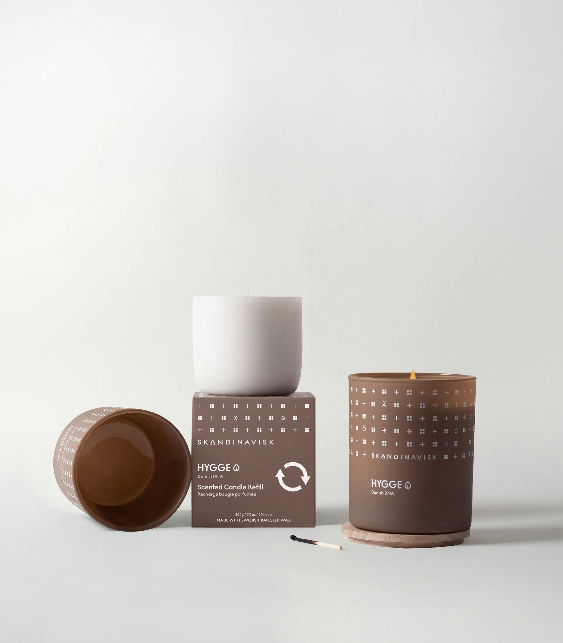 Candela profumata Refill Hygge, 200 g Skandinavisk