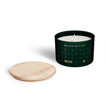 Candela profumata Skog con coperchio - 90 g - Skandinavisk