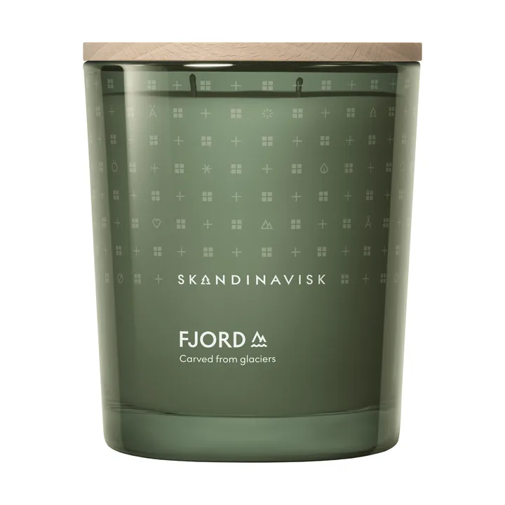 Fjord candela profumata - 350 g, 2 stoppini - Skandinavisk