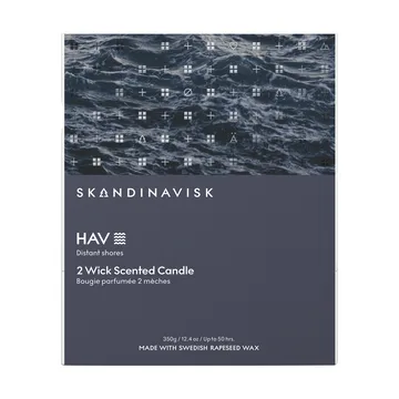 Hav candela profumata - 350 g, 2 stoppini - Skandinavisk