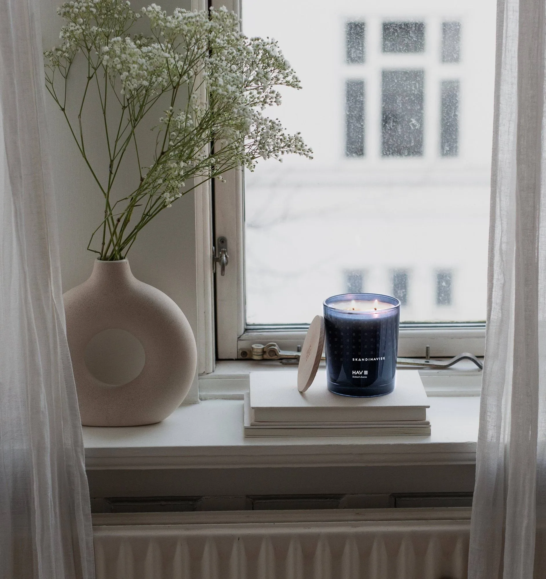 Hav candela profumata, 350 g, 2 stoppini Skandinavisk