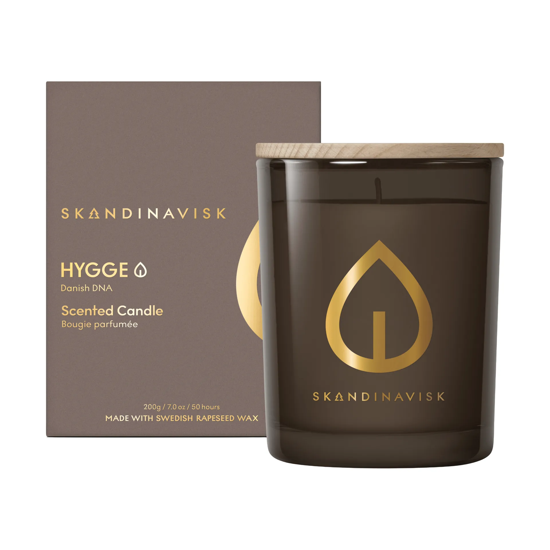 Hygge Gold Symbol candela profumata, 200 g Skandinavisk