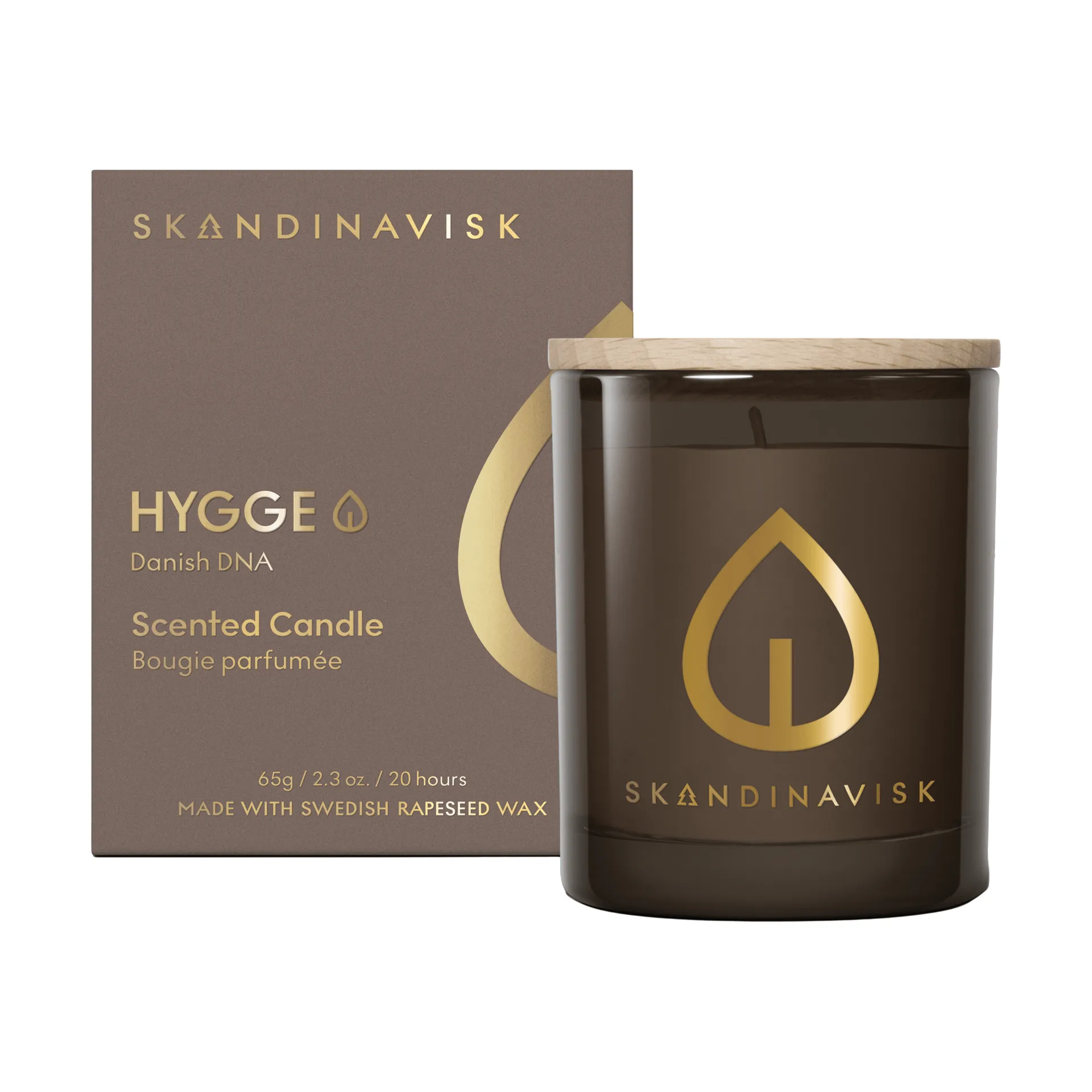 Hygge Gold Symbol candela profumata, 65 g Skandinavisk