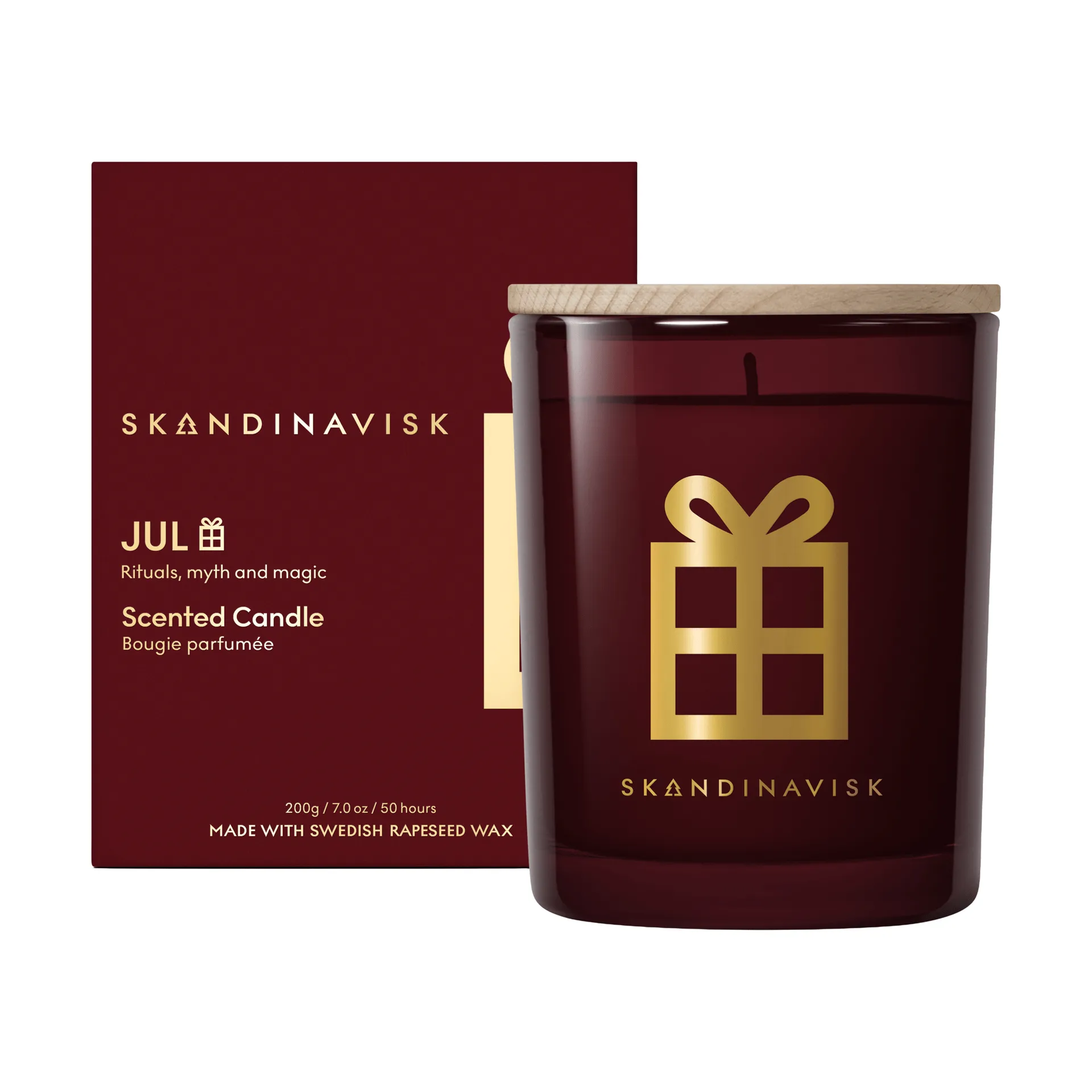 Jul Gold Symbol candela profumata, 200 g Skandinavisk