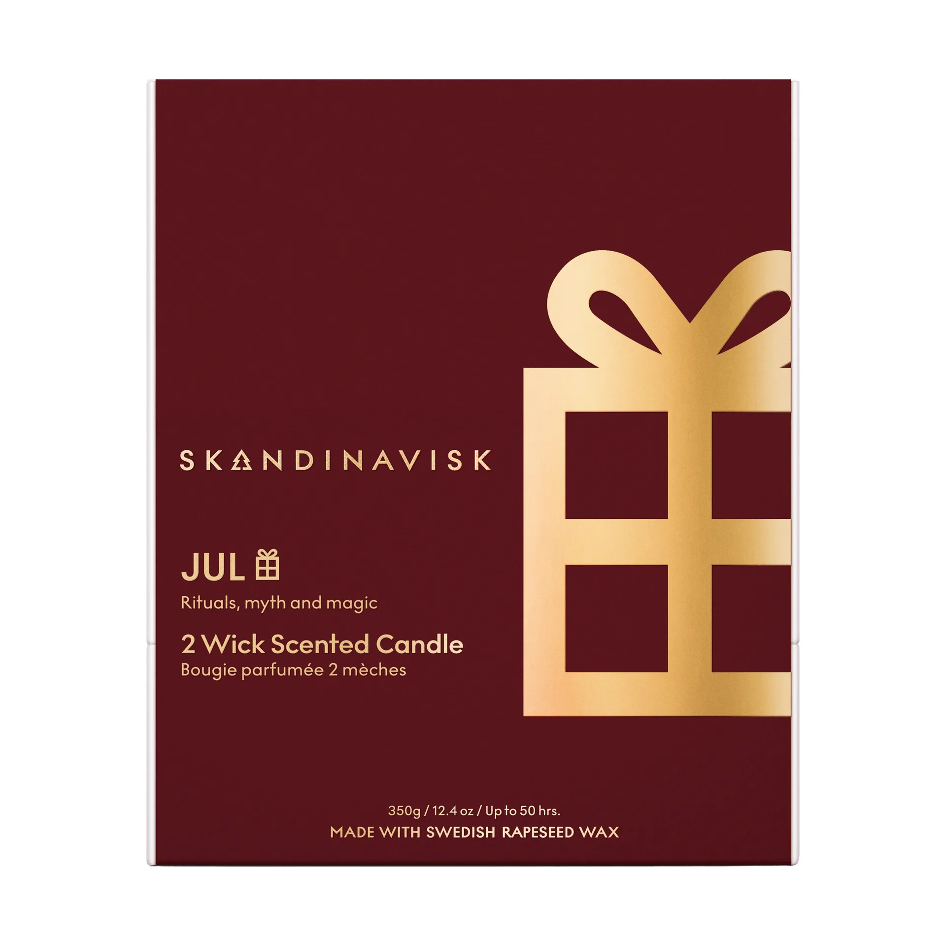 Jul Gold Symbol candela profumata, 350 g, 2 stoppini Skandinavisk