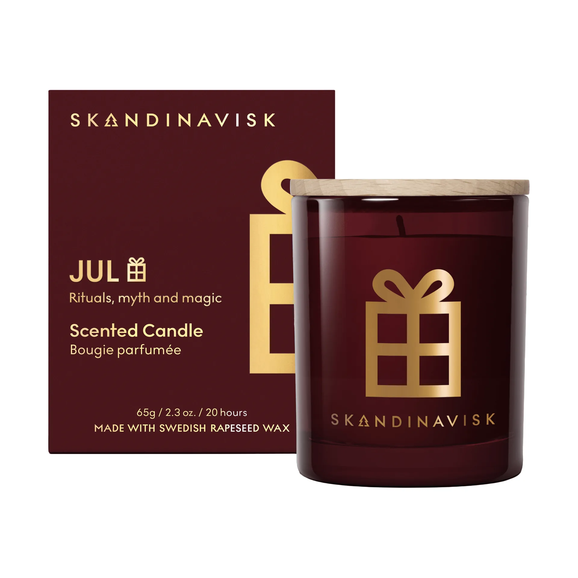 Jul Gold Symbol candela profumata, 65 g Skandinavisk