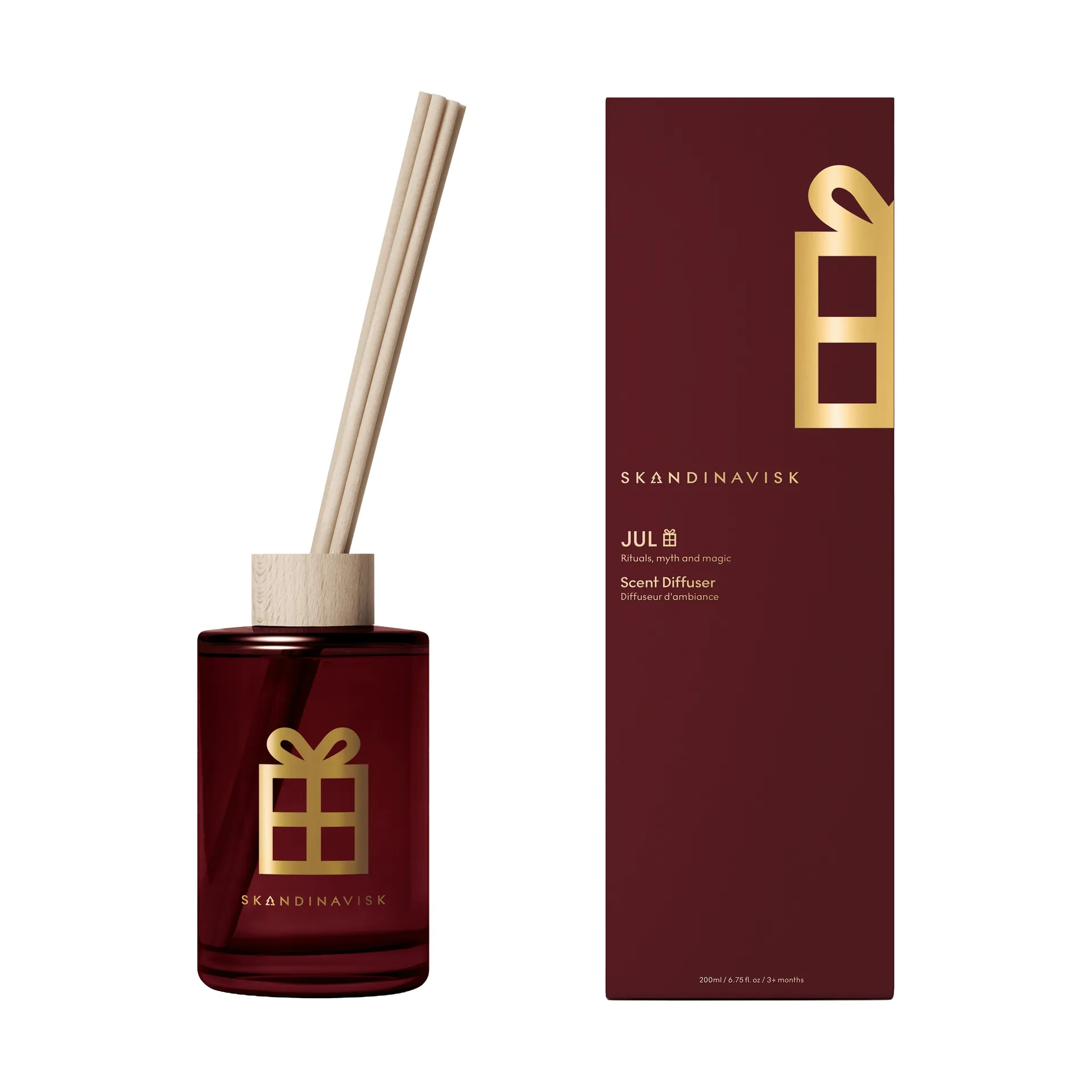 Jul Gold Symbol diffuser a bastoncini, 200 ml Skandinavisk