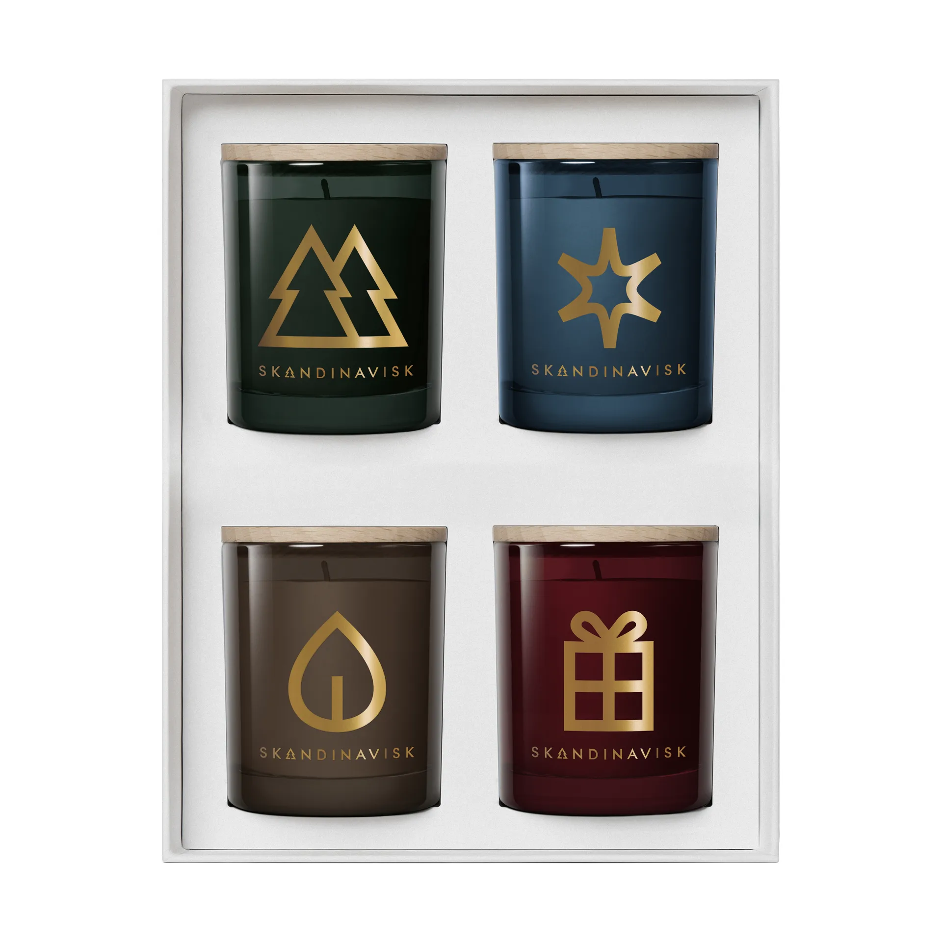 Moments set regalo candele profumate 4 pezzi, 65 g Skandinavisk