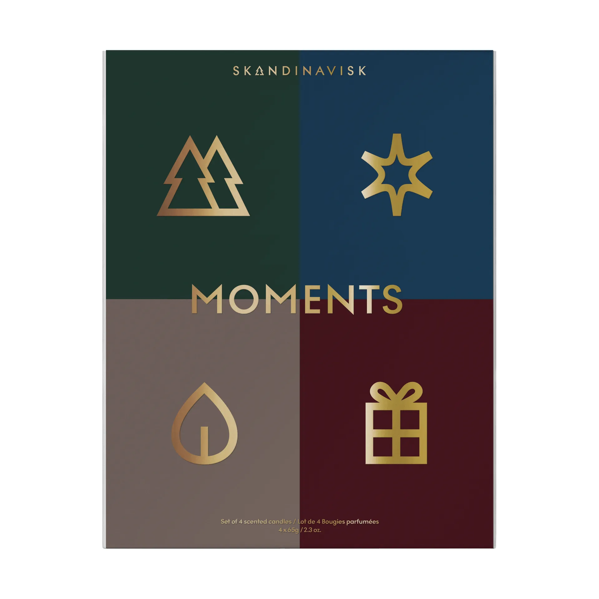 Moments set regalo candele profumate 4 pezzi, 65 g Skandinavisk