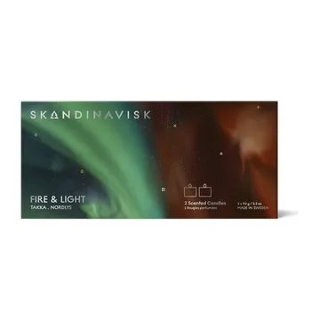 Set regalo di candele Fire & Light, 2 pezzi - 2x90 g - Skandinavisk