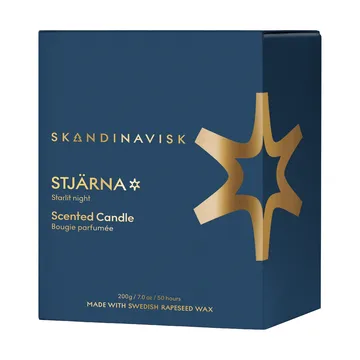 Stjärna Gold Symbol candela profumata - 200 g - Skandinavisk