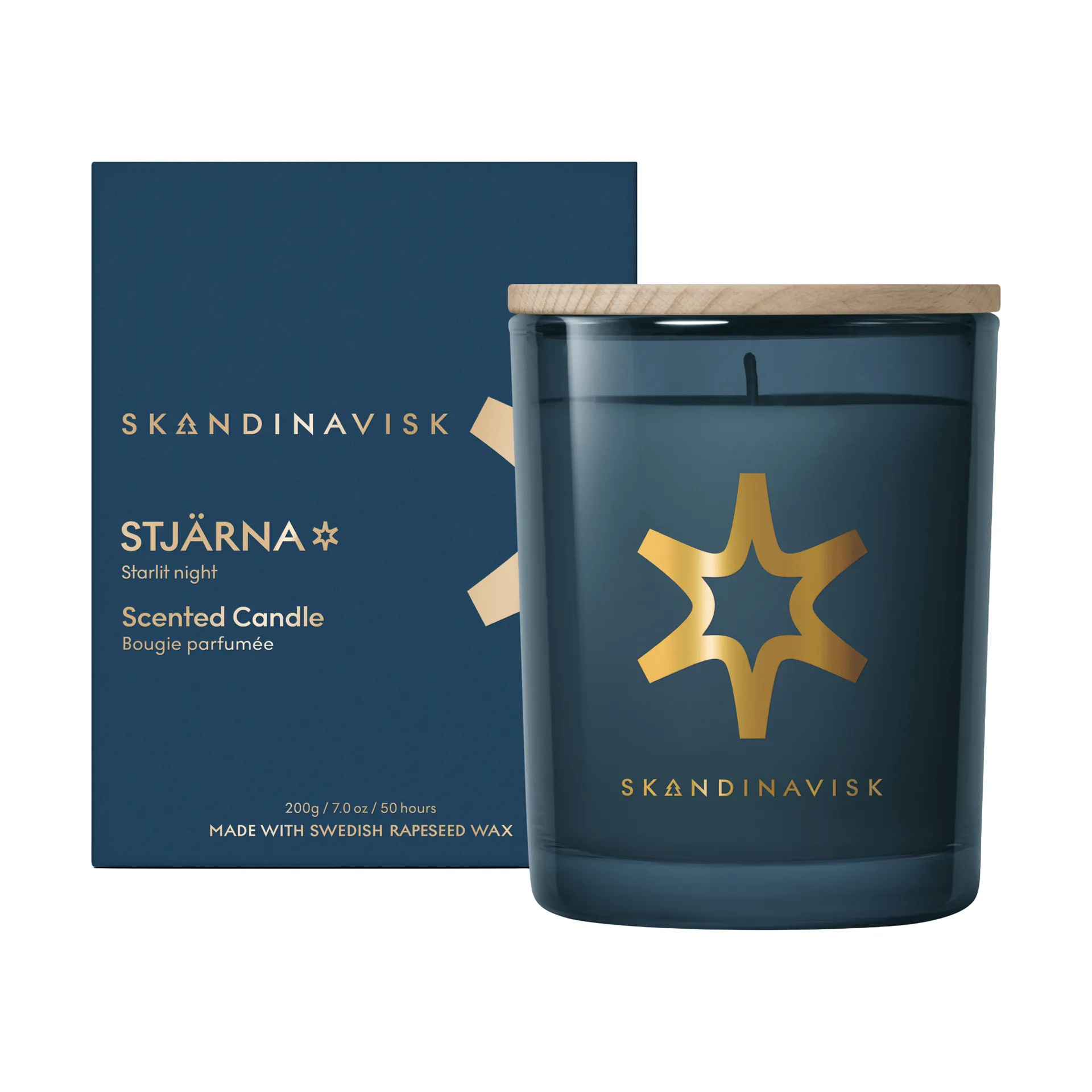 Stjärna Gold Symbol candela profumata, 200 g Skandinavisk