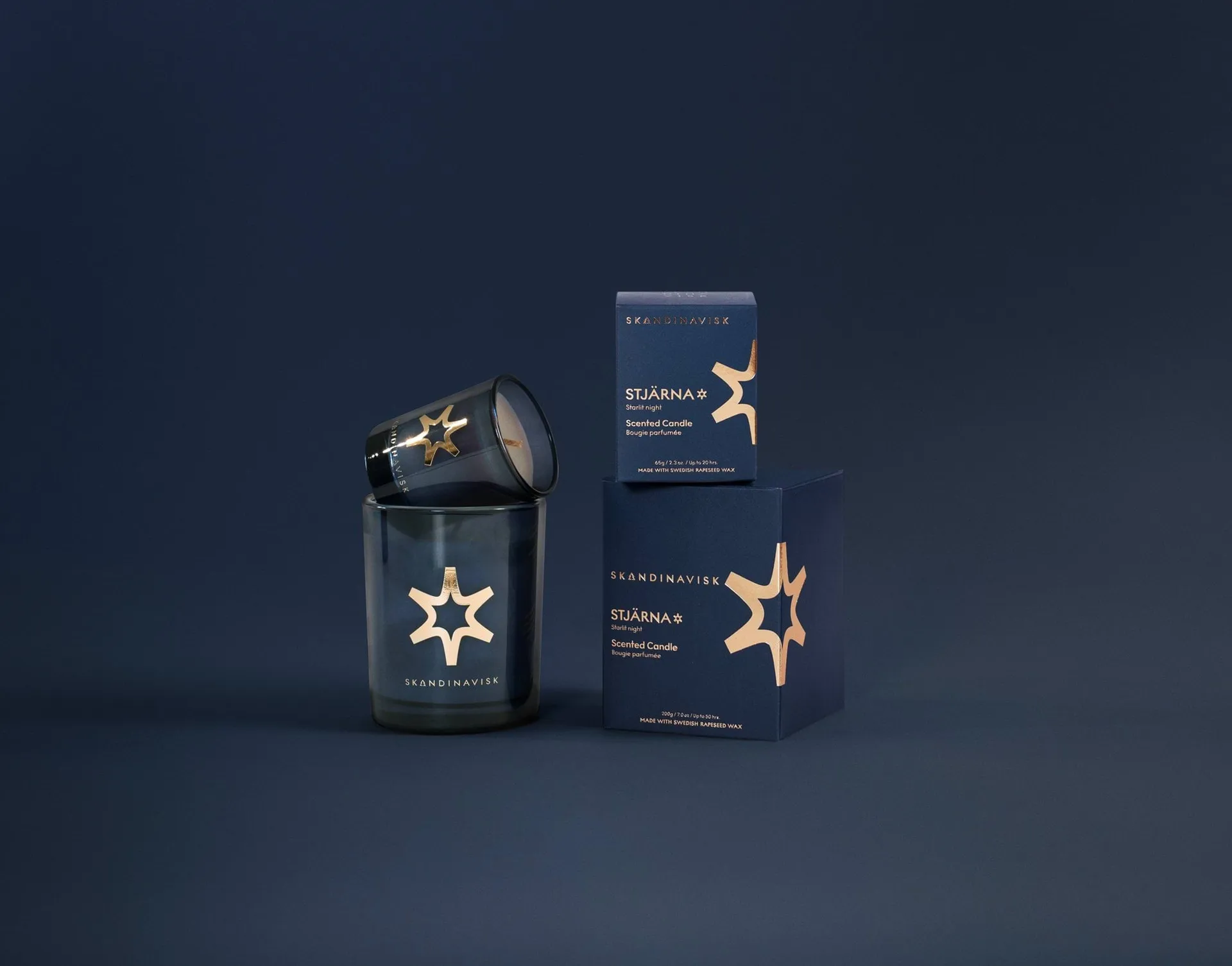 Stjärna Gold Symbol candela profumata, 200 g Skandinavisk