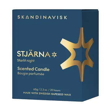 Stjärna Gold Symbol candela profumata - 65 g - Skandinavisk