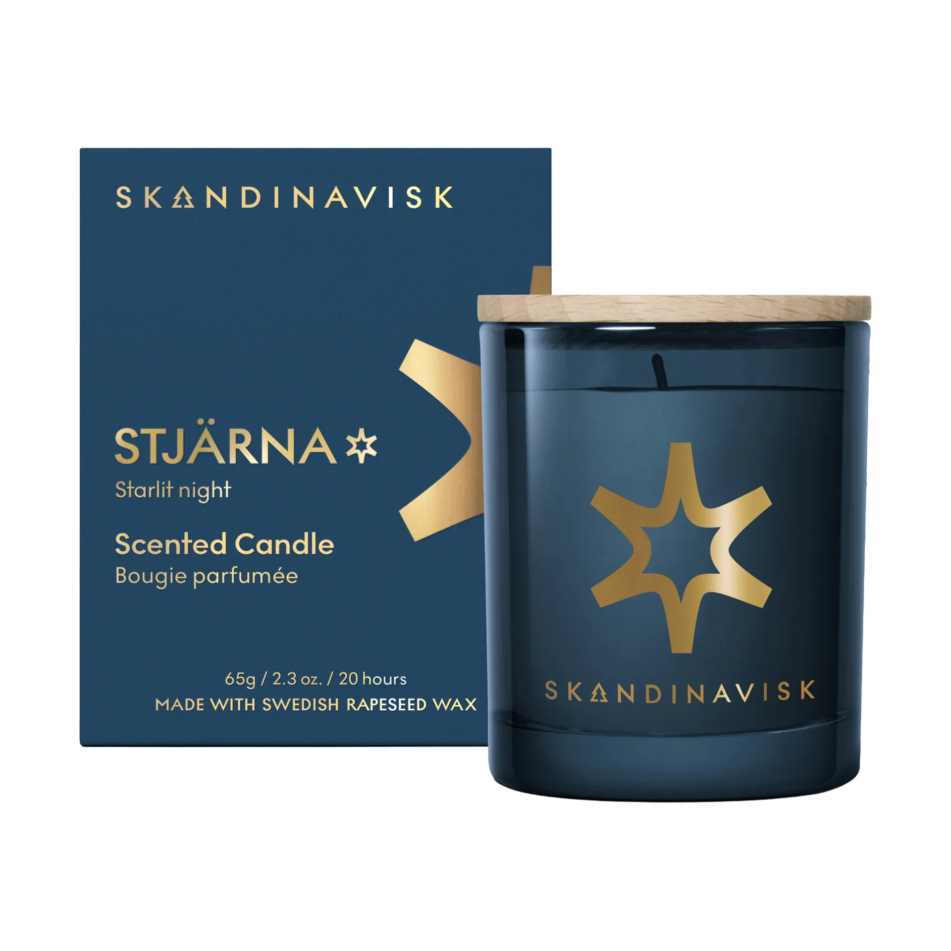 Stjärna Gold Symbol candela profumata, 65 g Skandinavisk