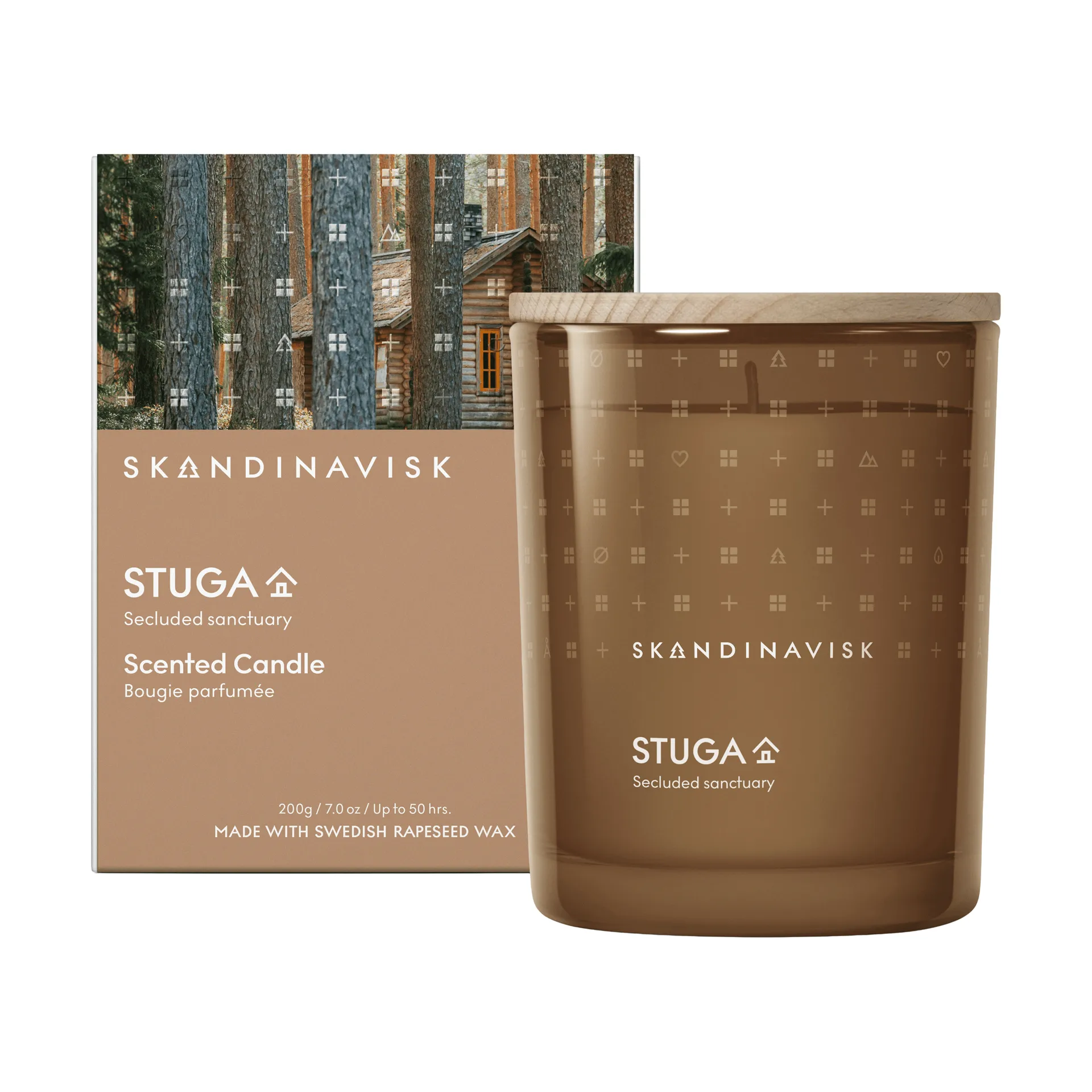 Stuga candela profumata, 200 g Skandinavisk