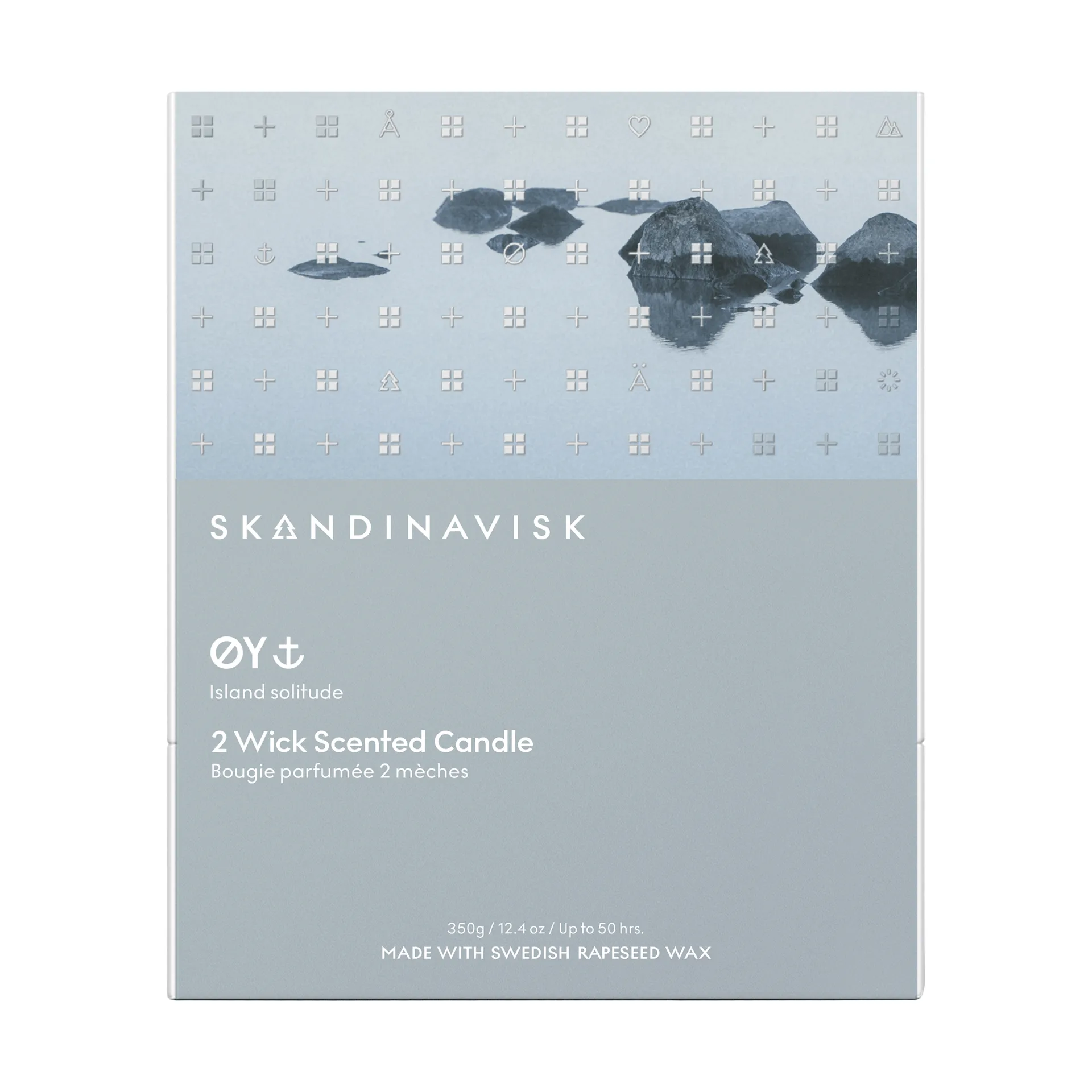 Øy candela profumata, 350 g, 2 stoppini Skandinavisk
