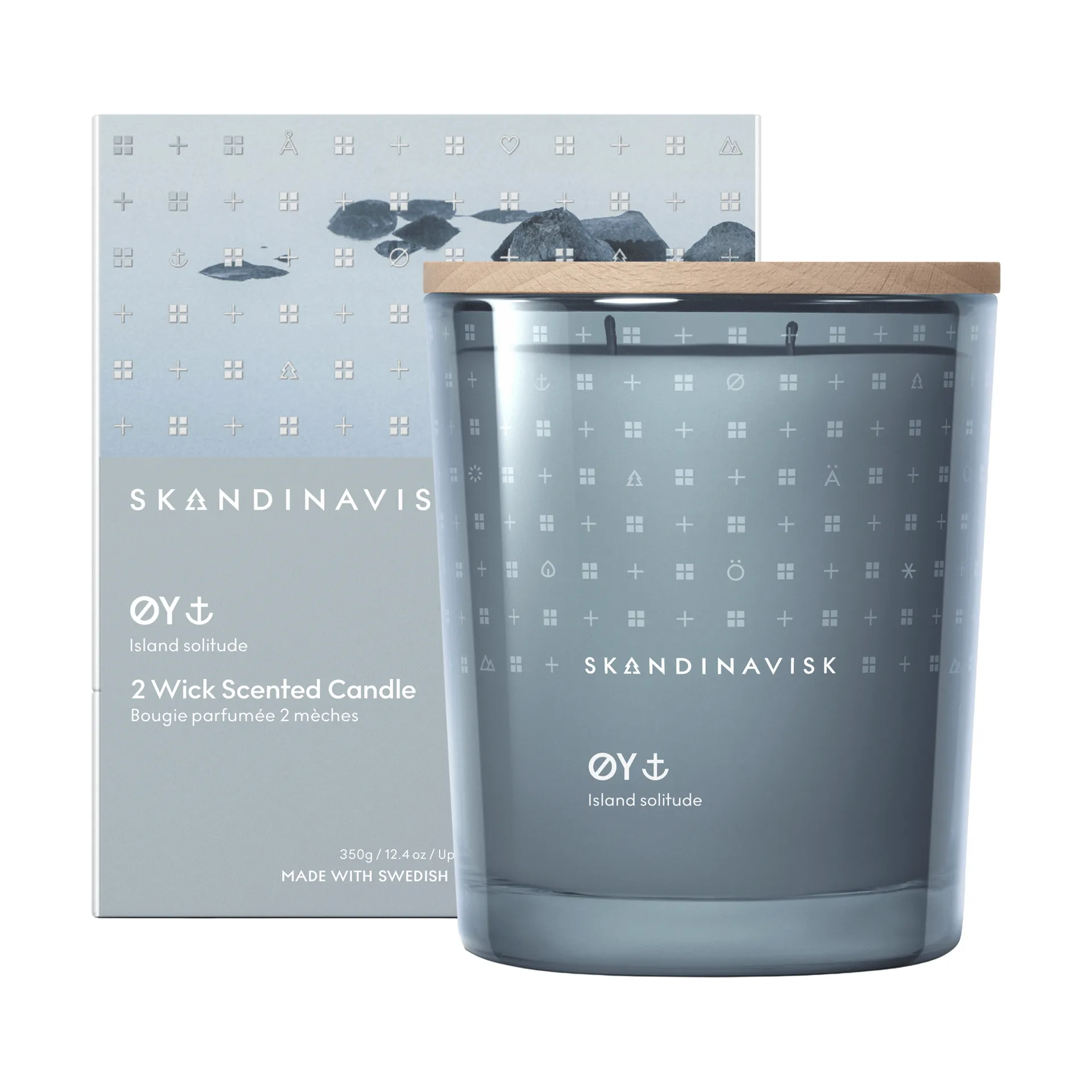 Øy candela profumata, 350 g, 2 stoppini Skandinavisk