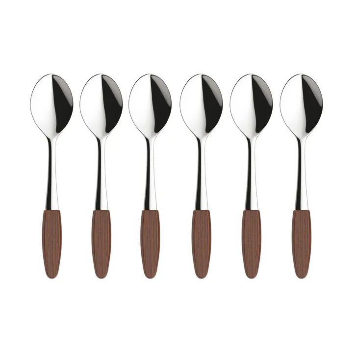 Cucchiaino Skaugum confezione da 6 Ecco teak - Skaugum of Norway