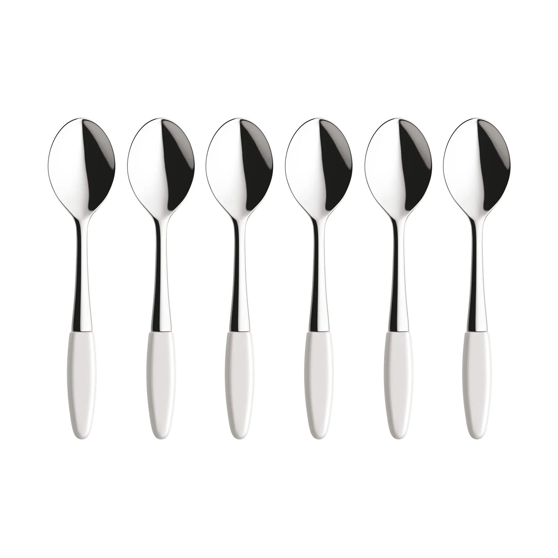 Cucchiaino Skaugum confezione da 6 Pure white Skaugum of Norway
