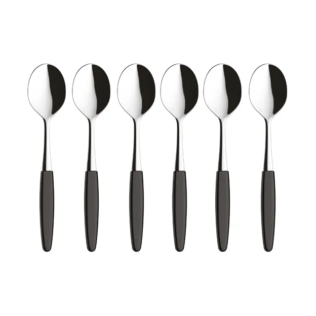 Cucchiaio da dessert Skaugum confezione da 6 Urban Black - Skaugum of Norway