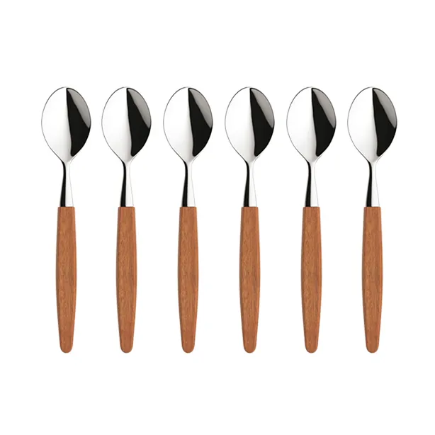 Cucchiaio Skaugum confezione da 6 Ecco teak - Skaugum of Norway