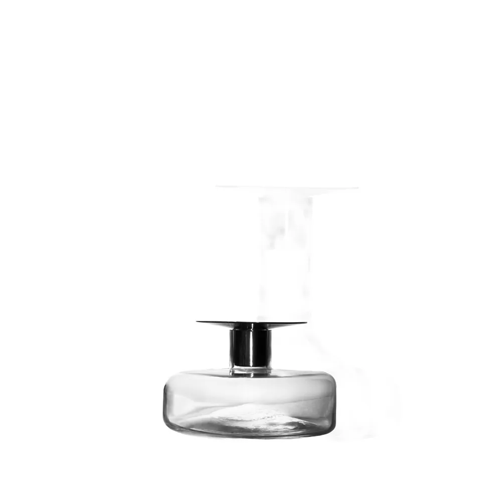 Lampadario Halo, trasparente, piccolo Skrufs Glasbruk