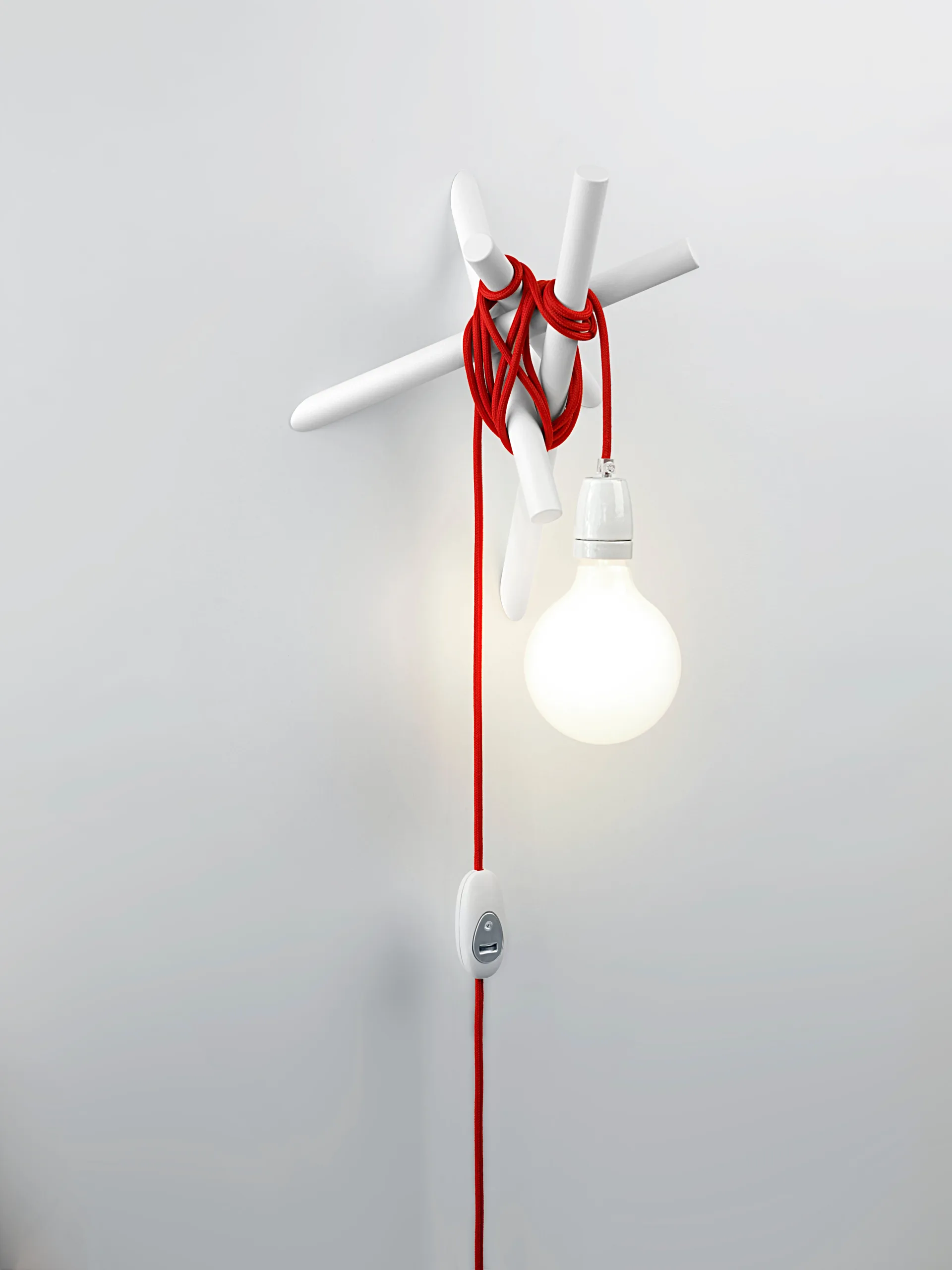 Appendiabiti Hayman, Grigio SMD Design