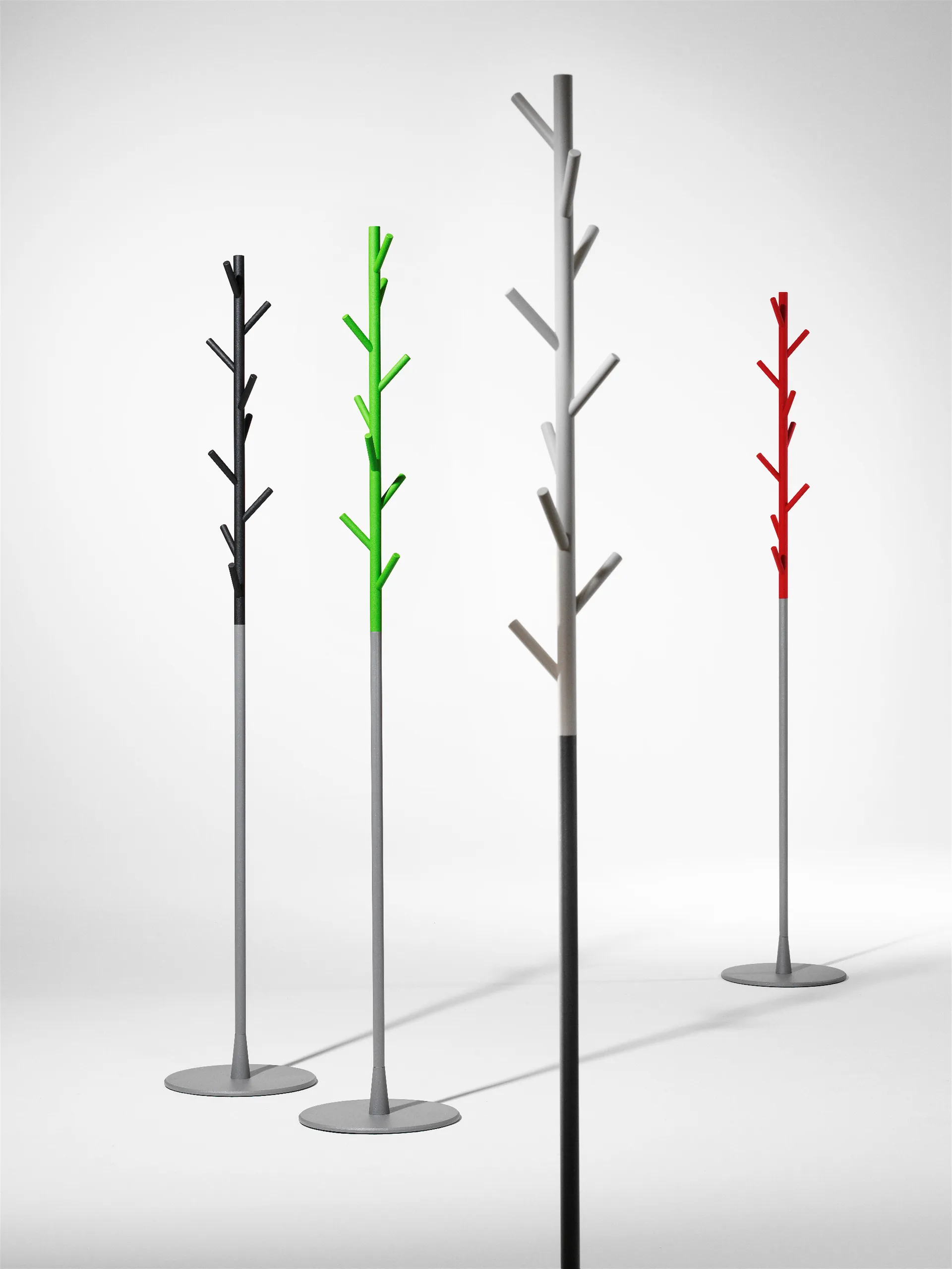 Appendiabiti Sticks - da pavimento, grigio scuro-argento SMD Design