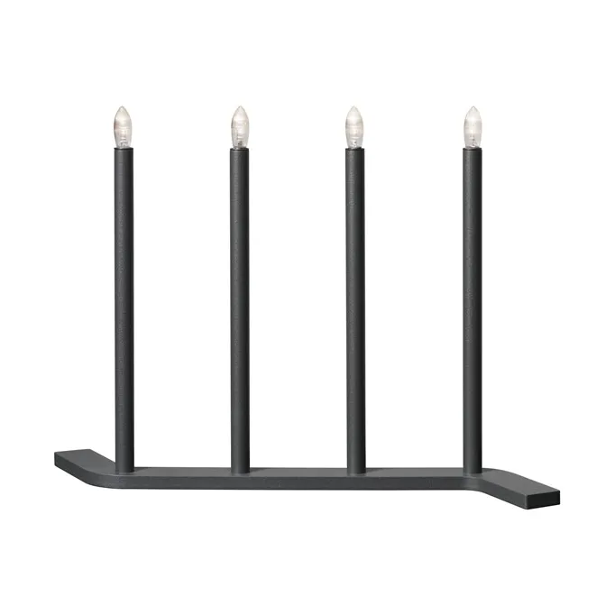 Candelabro dell’Avvento Advent RE - Grigio-4 luci - SMD Design