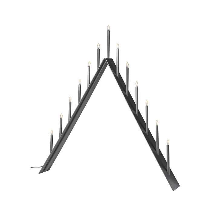 Candelabro dell’Avvento Spica 13 - Grigio - SMD Design