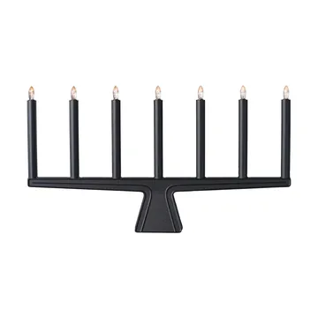 Candelabro dell’Avvento Stella 7 60 cm - Nero - SMD Design